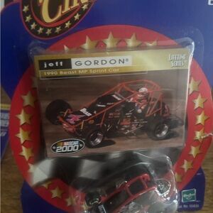 1990 Jeff Gordon Beast MP Sprint Car Toy - Black and Red